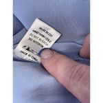 DO+BE Do + Be Women's Blouse M Blue Satin Tie back Sleeveless NWT Photo 4