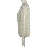 Free People Ivory Crew Neck Wool Blend Pullover M Photo 5