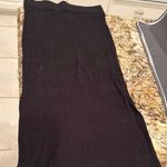 House of Harlow 1960 Black Ribbed Pencil Maxi Skirt Size M Photo 0