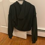 BDG NWT Black Charlyee cropped hoodie sweatshirt Size XS Photo 7