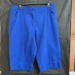 Island Republic Women’s Blue Bermuda Shorts 16 Casual Wear Resort Vacation Photo 0