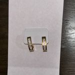 Plated Gold Mini Hoop Earrings Photo 1