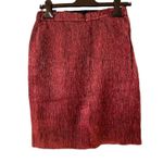 Missoni NWT M Rust Maroon Metallic Lame Pencil Straight Zip Party IT 40 US 4 Photo 0
