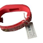 Tory Burch  for Fitbit Silicone Printed Bracelet Pink/White Case Adjustable Photo 4
