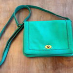 J. CREW Handbag Kelly Green Leather Crossbody Bag‎ 3 Photo 0