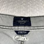 American Eagle Stretch “Shortie” Light Green Denim Shorts - Size 10 Photo 3