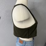 Quince  Ultra Form Scoop Neck Longline Bra, Smokey Olive, L Photo 1