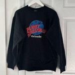 Planet Hollywood Orlando Black Crew Neck Embroidered Logo Vintage Sweatshirt Photo 0
