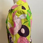 Etcetera  Canvas Cotton Floral Print‎ Blazer Size 8 Dopamine 80s Office Vintage Photo 3