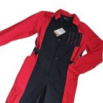 Jordan  Jumpsuit Windbreaker Size Medium Red Black Full Bodysuit move to zero Photo 4