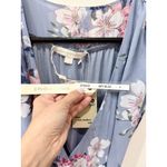 NWT Jonathan Simkhai Floral Sleeveless Slit Wrap Maxi Dress Sky Blue Womens 4 Photo 3