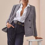 Anthropologie MARE MARE Tweed Textured Femme Blazer Size Extra Small Photo 0