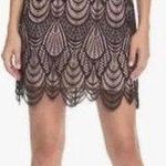 Dress the Population  Black Toni Lace Flutter Sleeve Mini Dress Size Small NWT Photo 0