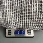 Parachute Robe Womens Small Waffle Knit Open Front 100% Cotton Breathable Cozy Gray Photo 10