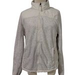 Aeropostale Vintage Y2K Womens XL Gray Fleece Zip Jacket Casual Outerwear Preppy Photo 0