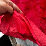 W By Worth  💯 Genuine RED Suede Leather Skirt size 4 Photo 6