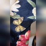 Dorothy Schoele Elegant Floral Butterfly Women's Blazer Size:6 Blue Photo 5