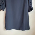 ZARA Dress Size Small Black Choker 3/4 Sleeve Loose Fit Career Office Siren Soft Photo 11