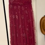 Baltic Born Wine Red Tule Dress L Photo 1