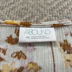 Abound LAST CALL  Floral Tie Front Crop Top Ivory XXL Photo 4