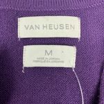 Van Heusen  V-Neck Purple Sweater Size M NWT Photo 5
