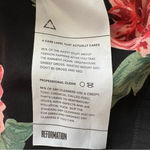 Reformation Women’s Bouquet Jacket Black floral print Made in the USA Photo 11