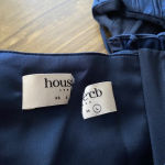 House Of CB  'Dana'‎ Navy Puff Sleeve Corset NWOT Photo 5
