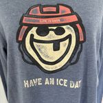 Life is Good NWOT Women's Have An Ice Day Hockey Darkest Blue Crusher Tee Large Photo 1