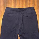 Lands' End Women’s Black Trouser Stretch Straight Leg Ankle Length Size 10 Photo 3