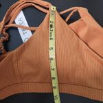 Terea by Andrea Pitter Terra Cotta Ribbed Knit Tie Photo 7