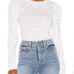 We The Free Free People  White Natasha Tee Photo 0