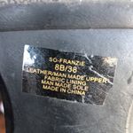 SO  Franzie Tall boots. Suede  and faux leather, side zipper. Size 8 Photo 6