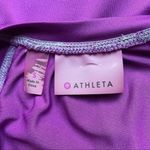 Athleta Ruched Activewear Tee Beet Purple Women’s Size Small Workout Athleisure Photo 6