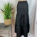 Vince Camuto Black Cottagecore Farmhouse Full A Line Panel Maxi Skirt 1X Photo 2