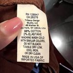 Nili Lotan Womens Pants French Military Brown Rust size 6 cotton Photo 5