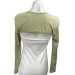 Princess Polly  Women's Green Long Sleeve Stretch Cardigan Bolero Crop Top Size 4 Photo 1