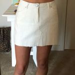 BDG Off-white Corduroy Skirt Photo 0