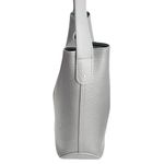 Longchamp Grey ‘Shop It’ Leather, Signature Horse, Hobo Bag Photo 1