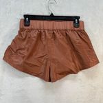 FP‎ Movement Zippers Running Shorts High Waist Athletic Copper Size S Brown Photo 7