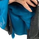 A.B.S. Allen Schwartz Collection Blue Silk Black Sequins Mini Dress Size 6 Blue Photo 5