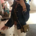 ZARA Yellow Black Snakeskin Crossbody Bag Purse Photo 7