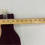 Forever 21  High Waist Plaid Shorts Zipper Small Red Photo 3