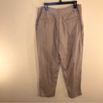 Ralph Lauren  100% Linen Khaki Pants Belt Loops 12 Wider Leg Photo 4