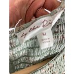 New By the River Smocked Floral Midi Dress Green Size Medium Photo 3