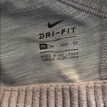 Nike Size Extra Small Dri-Fit Heathered Gray Sports Bra Photo 4