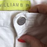 William B White Cropped Raw Hem Denim Jeans Photo 4