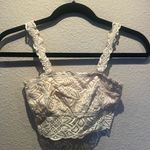 Aerie Women’s Cream Colored Bralette Top Lace Eyelet Size XS Photo 0