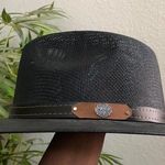 BB Dakota Vintage The Old Beristain Black Western Cowboy Panama Hat Rodeo Size M Measurement in pics Photo 0