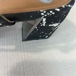 J Renee Samina Womens Sz 8.5 Black & White Plaid Sling Back Pumps Photo 8