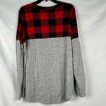 Acting Pro  Women’s Long Sleeve Plaid Sequin Pocket Shirt 1X Photo 2